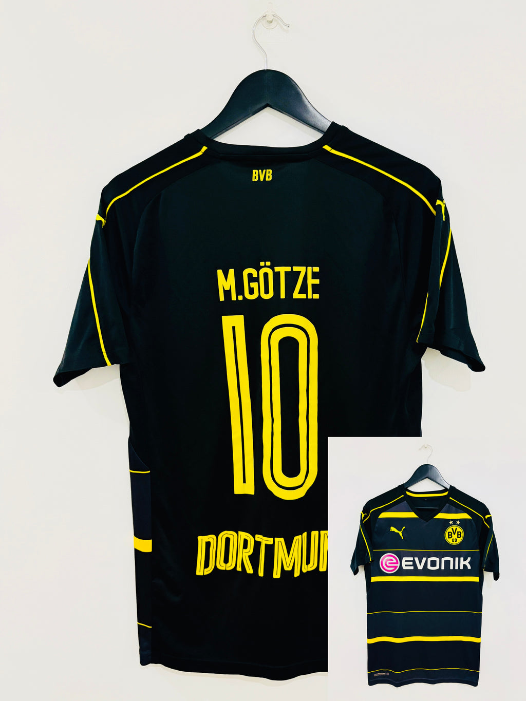 Borussia Dortmund/BVB Auswärts Trikot 2016/2017 M #10 Mario Götze