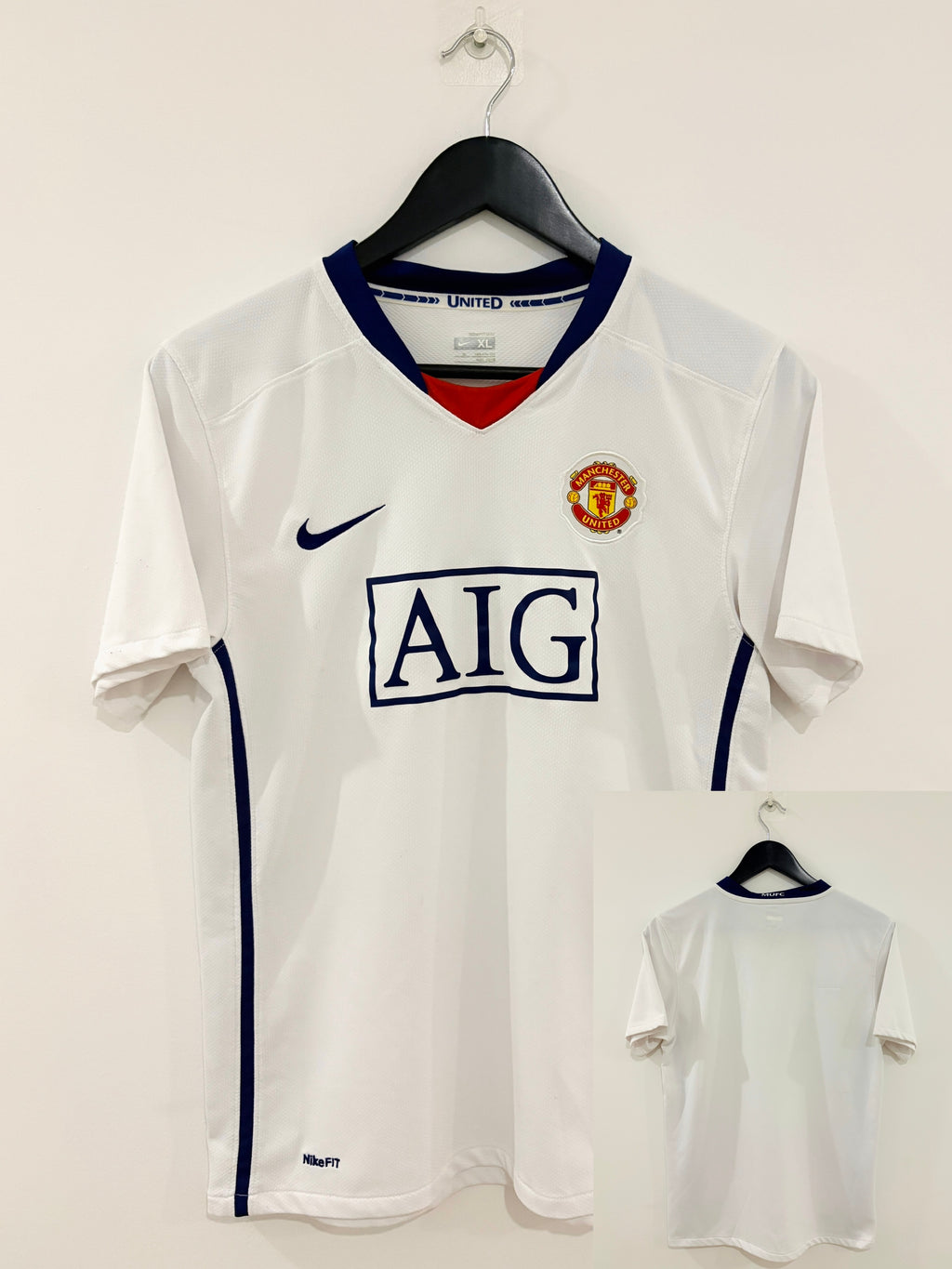 Manchester United/ManU Auswärts Trikot 2008/2009 Kinder-XL / S