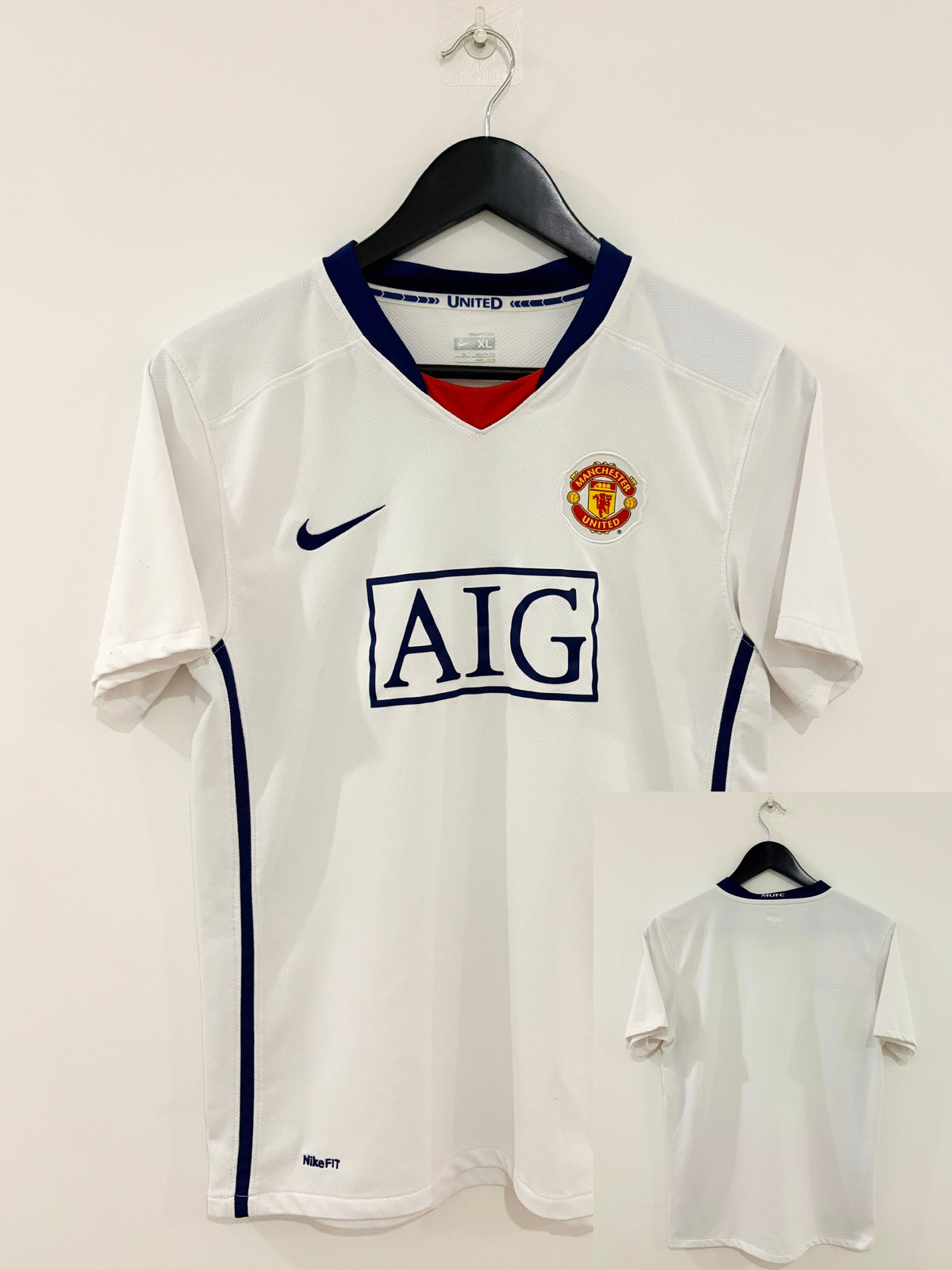 Manchester United/ManU Auswärts Trikot 2008/2009 Kinder-XL / S