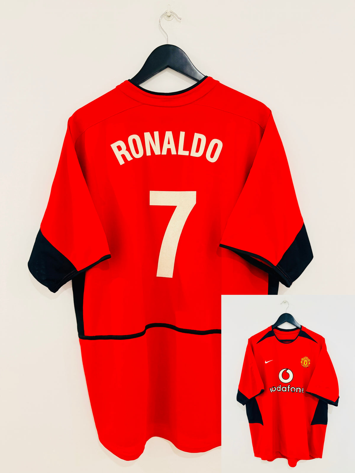 Manchester United/ManU Heim Trikot 2002-2004 XL #7 Cristiano Ronaldo