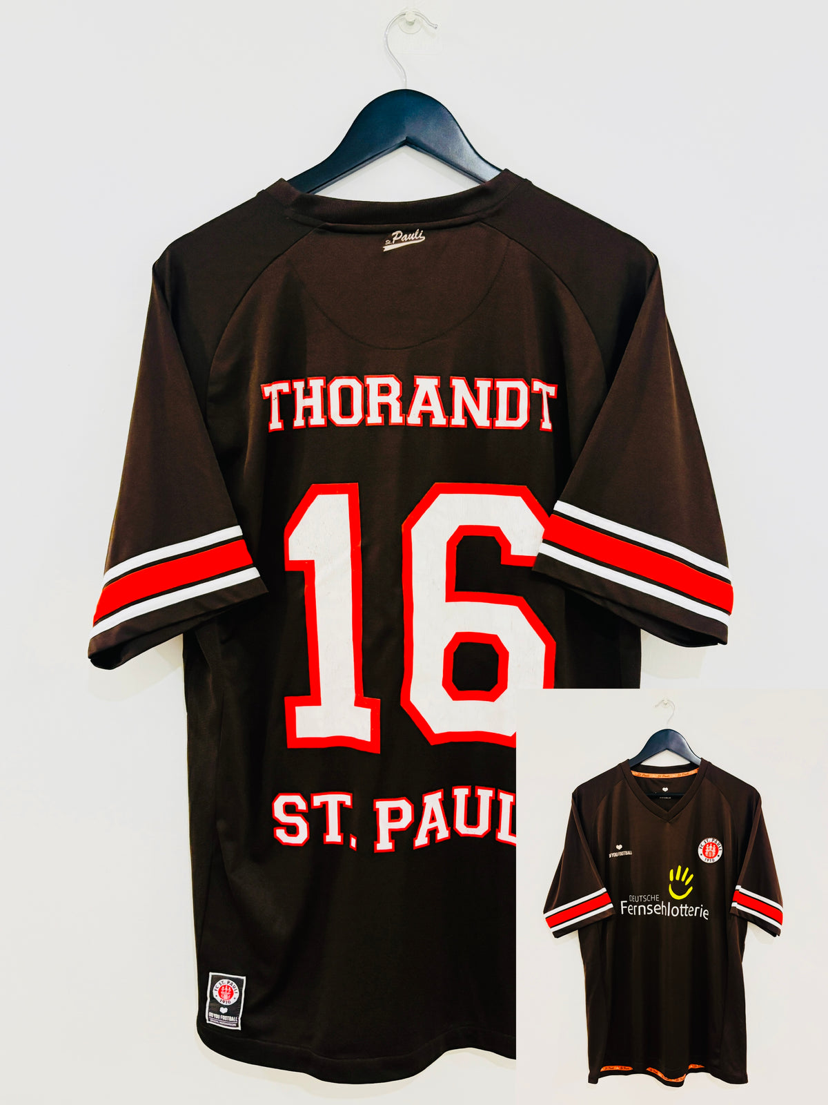 FC St. Pauli Heim Trikot 2012/2013 XXL #16 Markus Thorandt