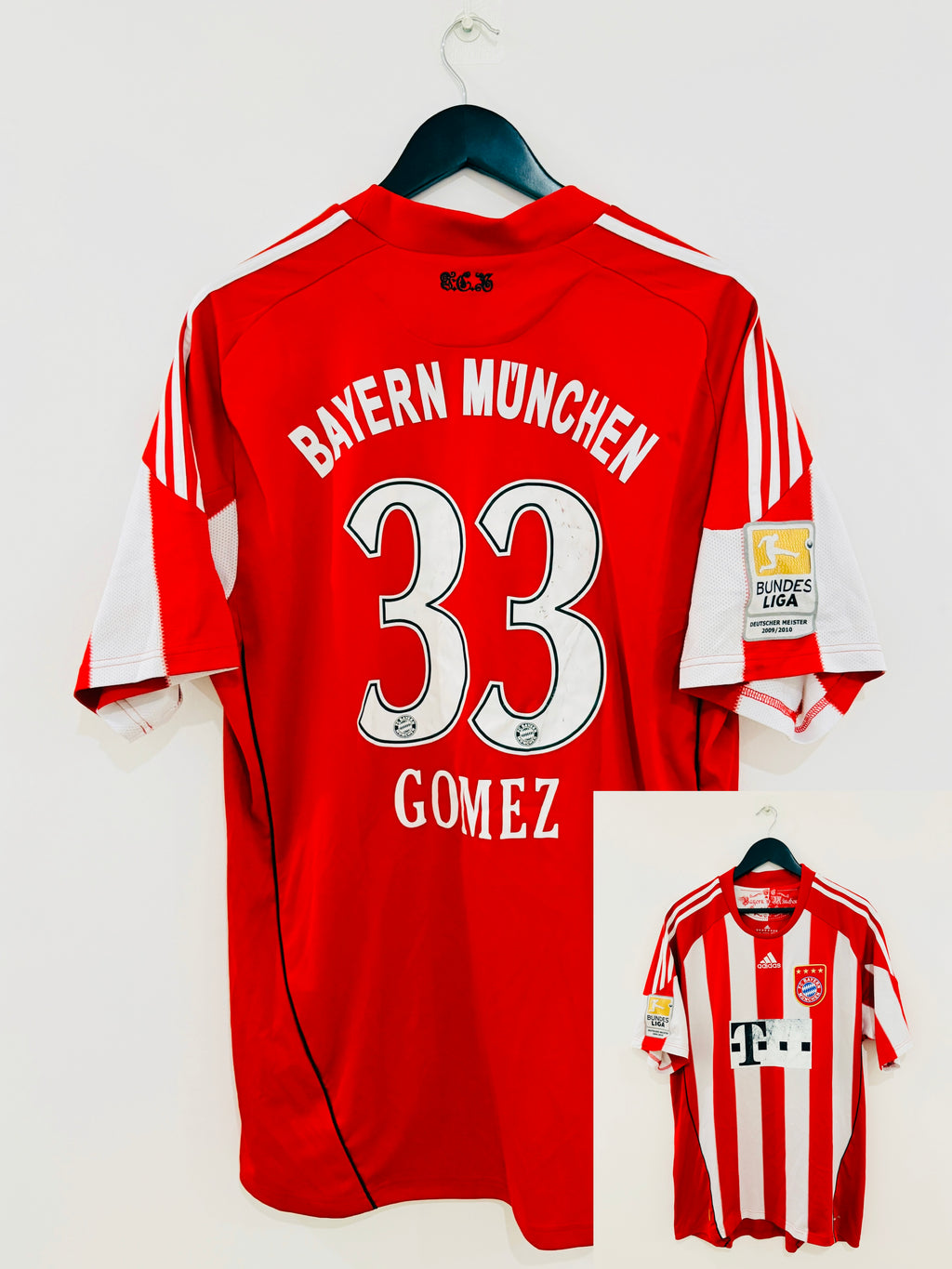 FC Bayern Munich Jersey 2010/2011 XL #33 Mario Gomez