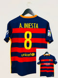 FC Barcelona Jersey 2015/2016 S #8 Andres Iniesta