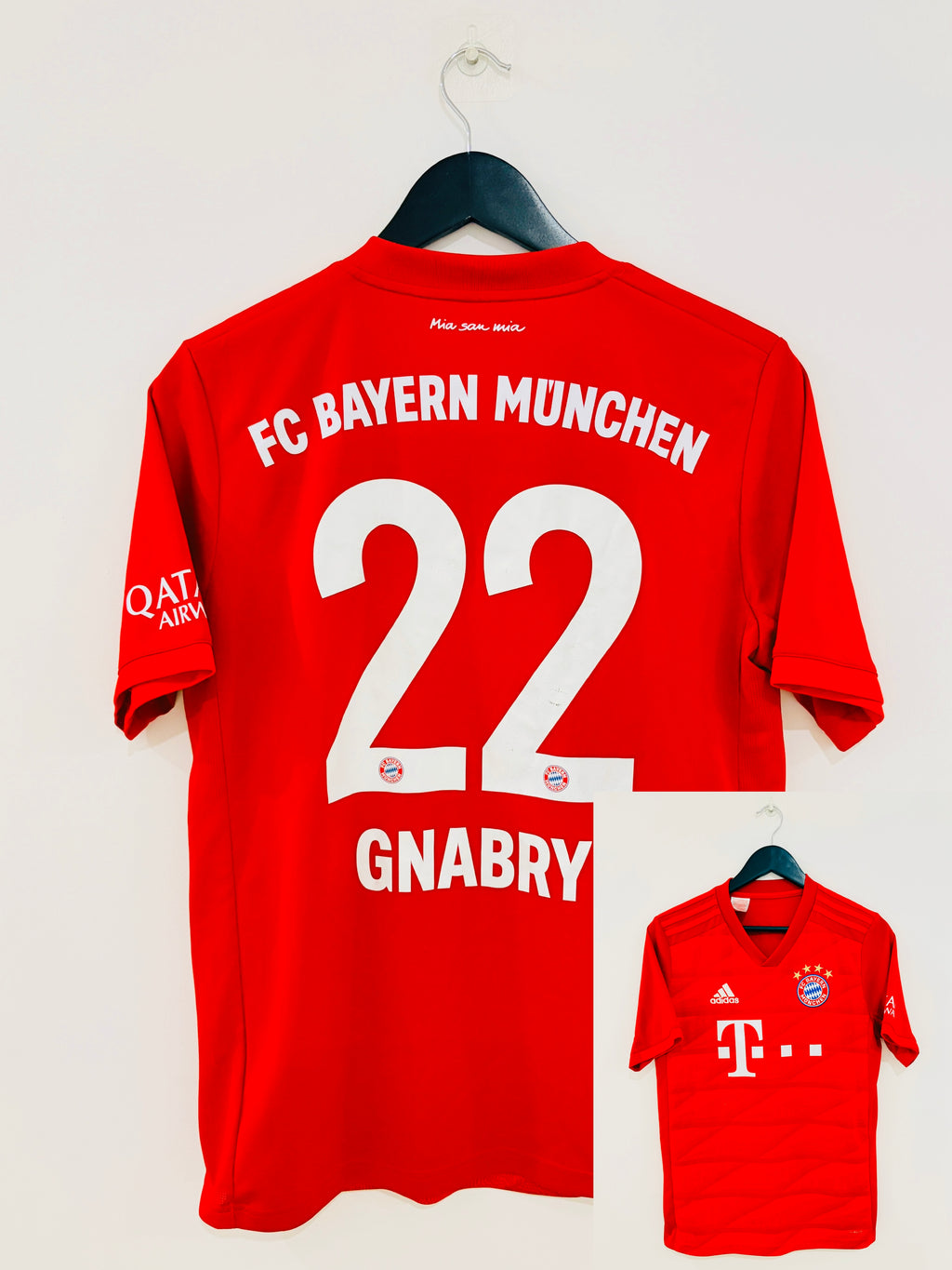 FC Bayern Munich Jersey 2019/2020 S #22 Serge Gnabry