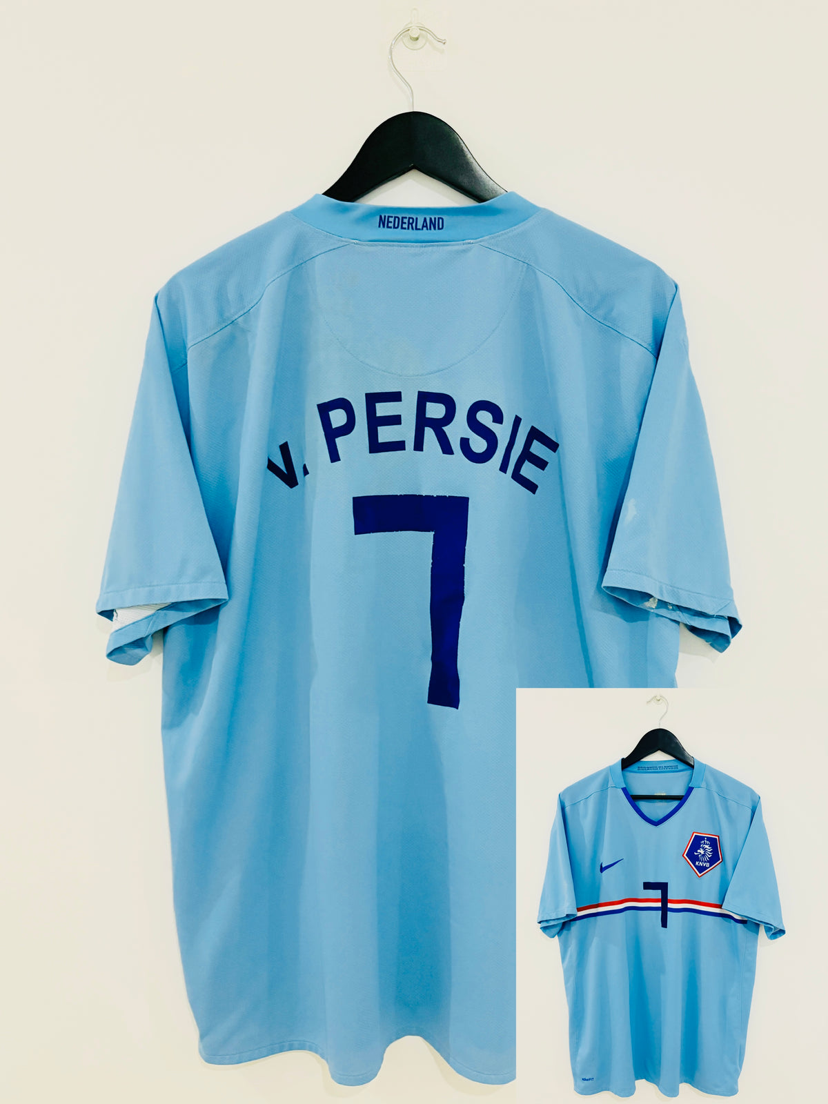 Netherlands Jersey 2008/2009 XL #7 Robin Van Persie