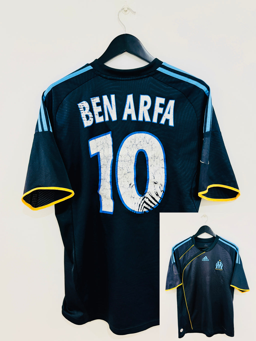 Olympique Marseille Jersey 2009/2010 L #10 Hatem Ben Arfa