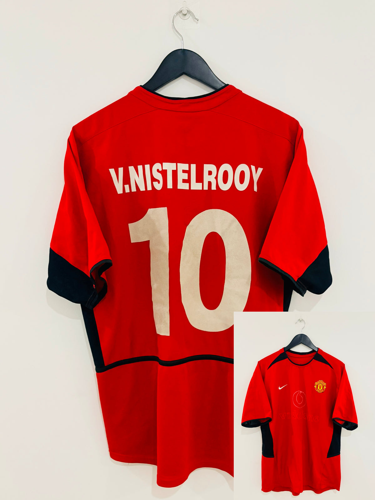 Manchester United/ManU Heim Trikot 2002-2004 M #10 Ruud Van Nistelrooy