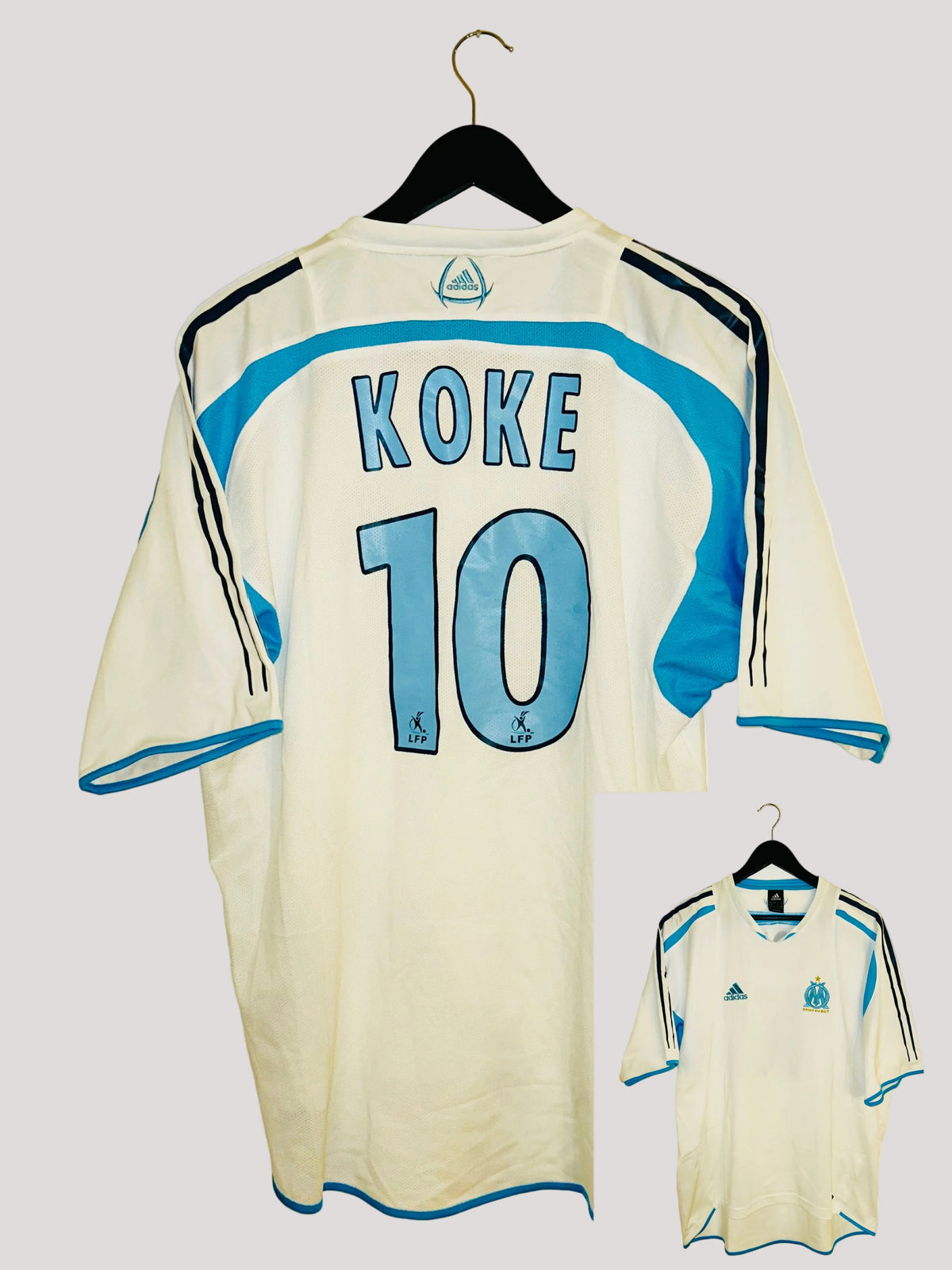 Olympique Marseille Training Trikot 2004/2005 L #10 Koke