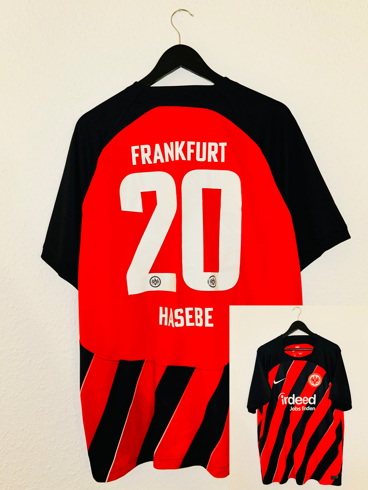 Eintracht Frankfurt Heim Trikot 2023/2024 XXL #20 Makoto Hasebe