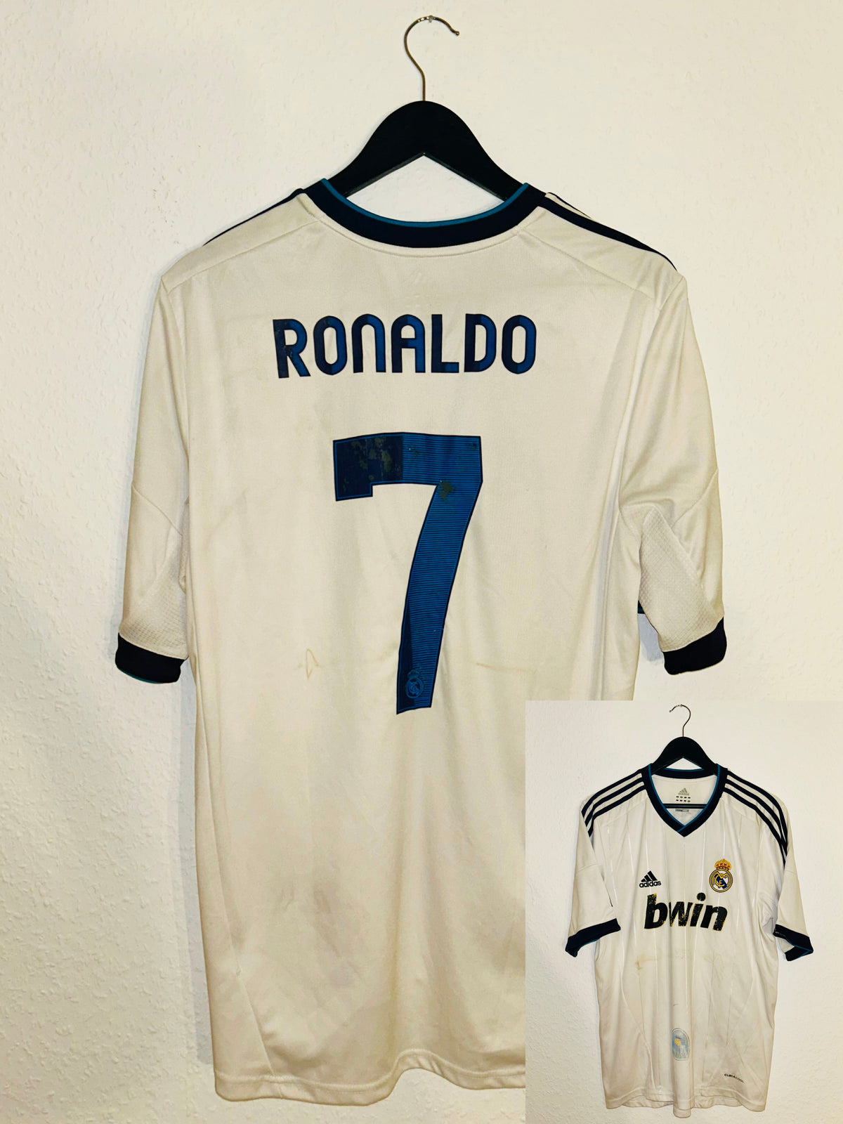 Real Madrid Heim Trikot 2012/2013 L #7 Cristiano Ronaldo