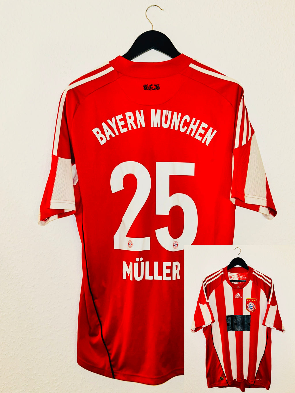 FC Bayern Munich Jersey 2010/2011 L #25 Thomas Müller