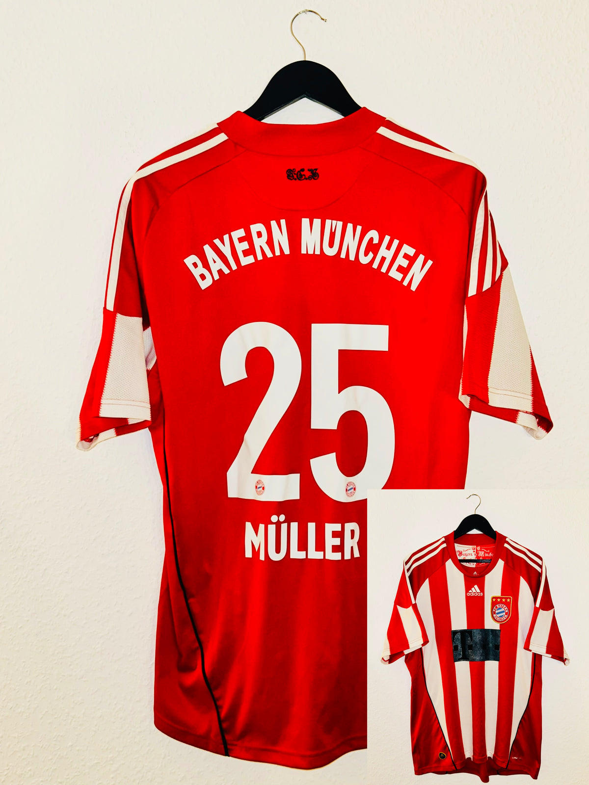 FC Bayern München Heim Trikot 2010/2011 L #25 Thomas Müller