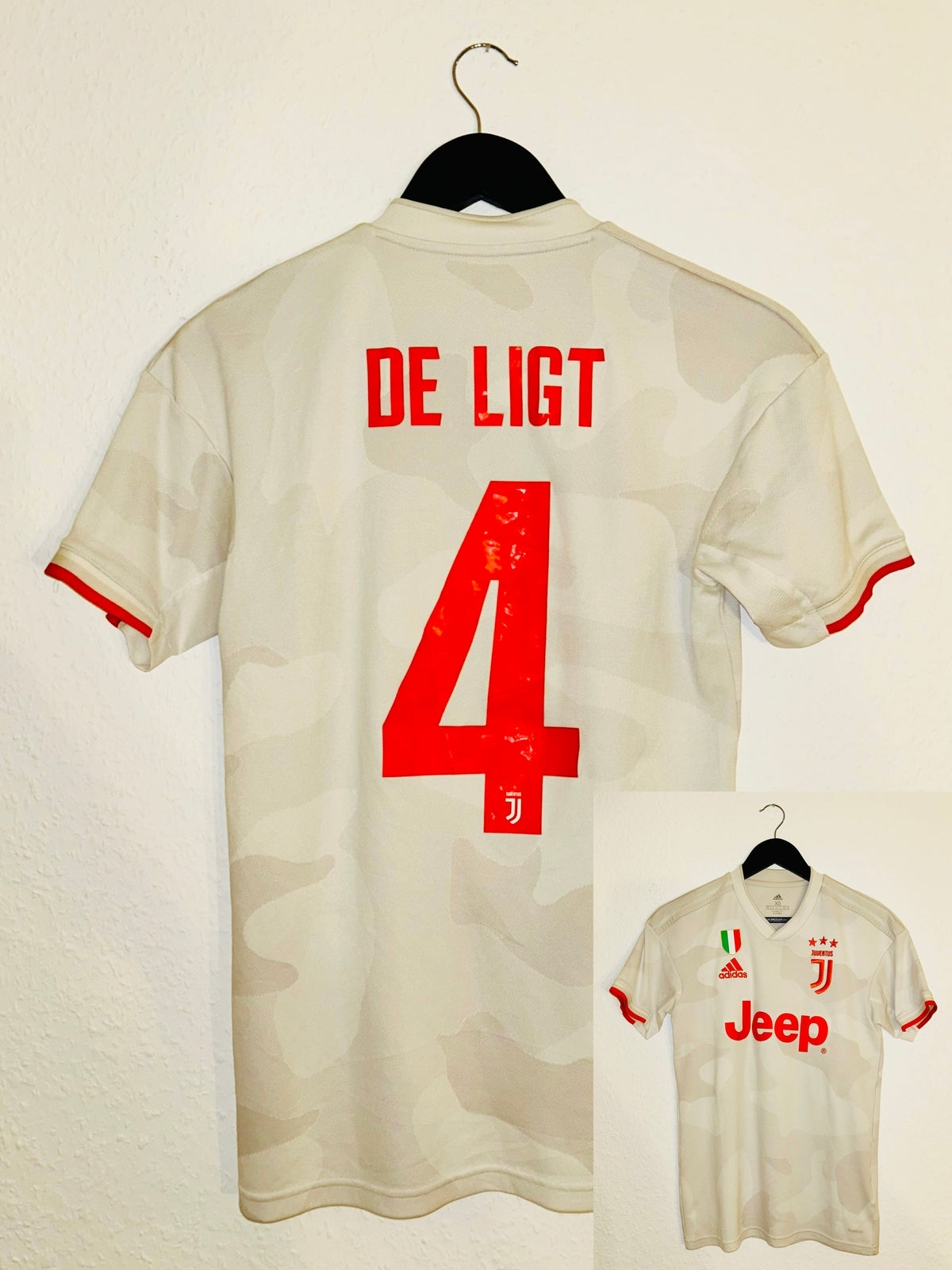 Juventus Turin/Juve Auswärts Trikot 2019/2020 XS #4 De Ligt