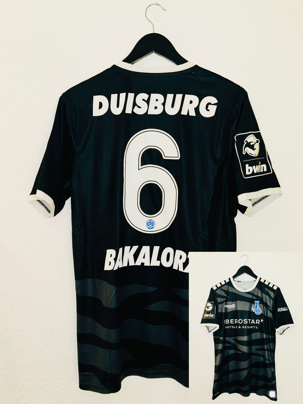 MSV Duisburg Auswärts Trikot 2020/2021 M #6 Marvin Bakalorz Matchworn