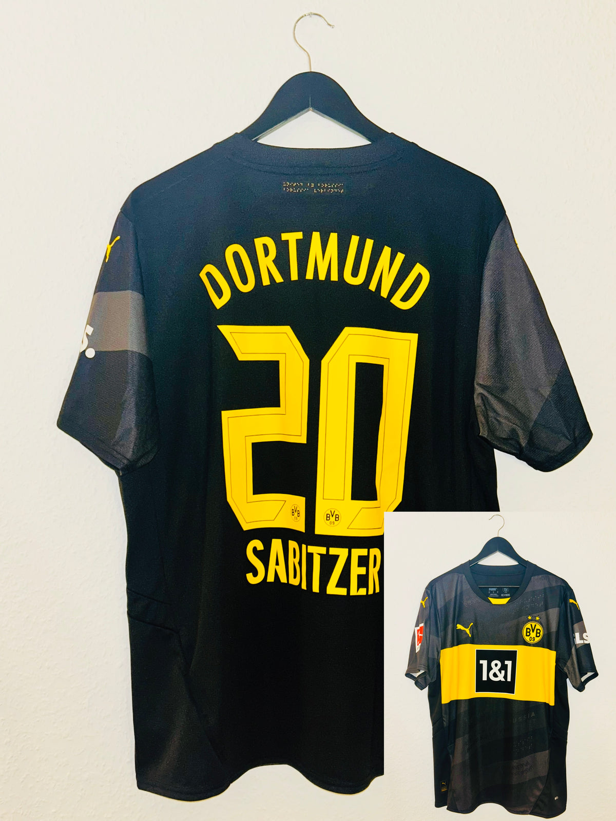 Borussia Dortmund/BVB Auswärts Trikot 2024/2025 XL #20 Marcel Sabitzer