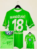 VFL Wolfsburg Heim Trikot 2011/2012 M #18 Mario Mandzukic + Autogramme