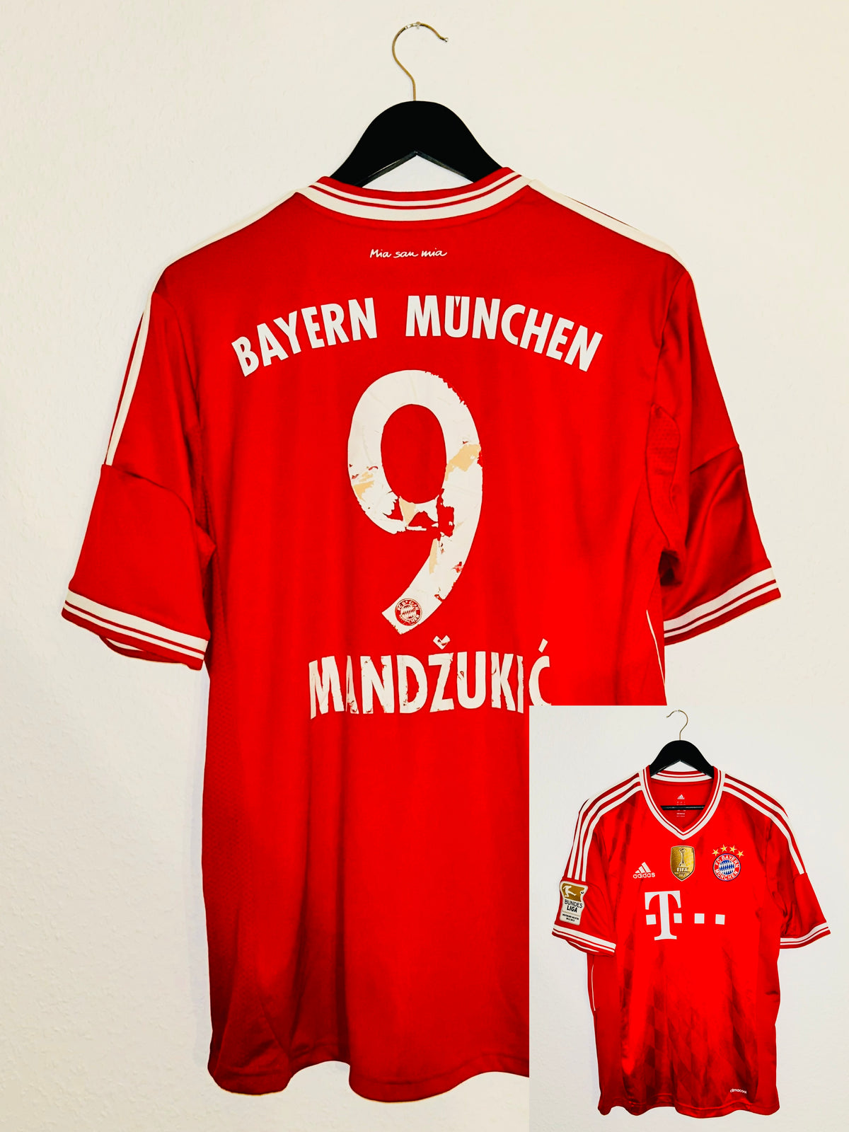 FC Bayern München Heim Trikot 2013/2014 L #9 Mario Mandzukic
