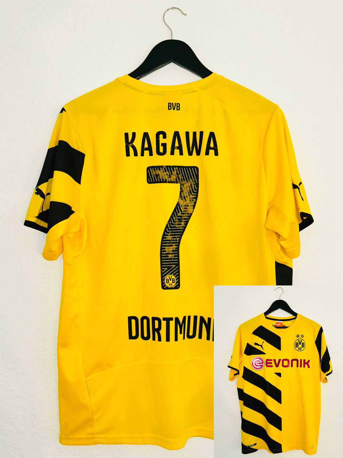 Borussia Dortmund/BVB Heim Trikot 2014/2015 L #7 Shinji Kagawa