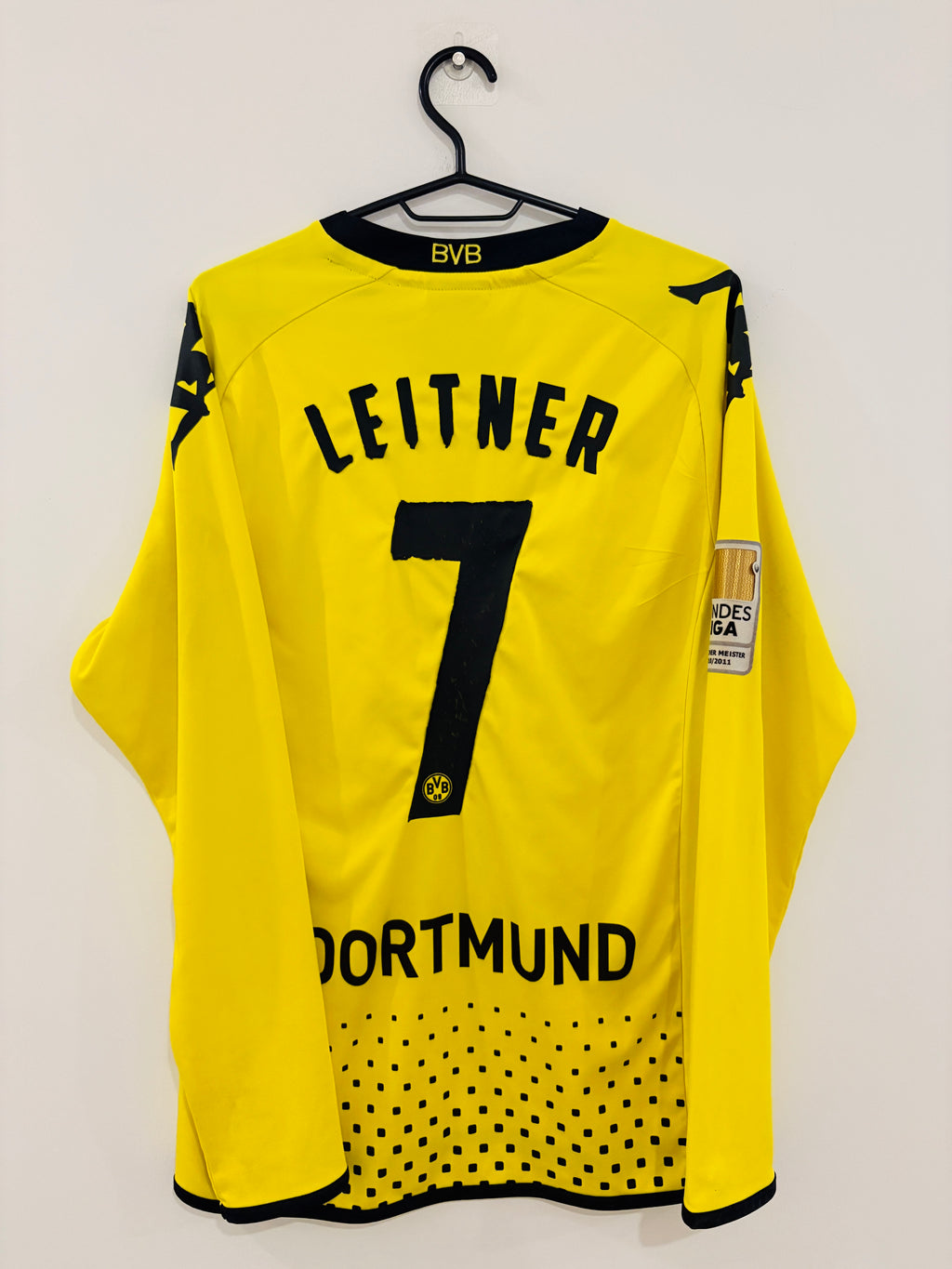 Borussia Dortmund/BVB Heim Langarm Trikot 2011/2012 M #7 Moritz Leitner