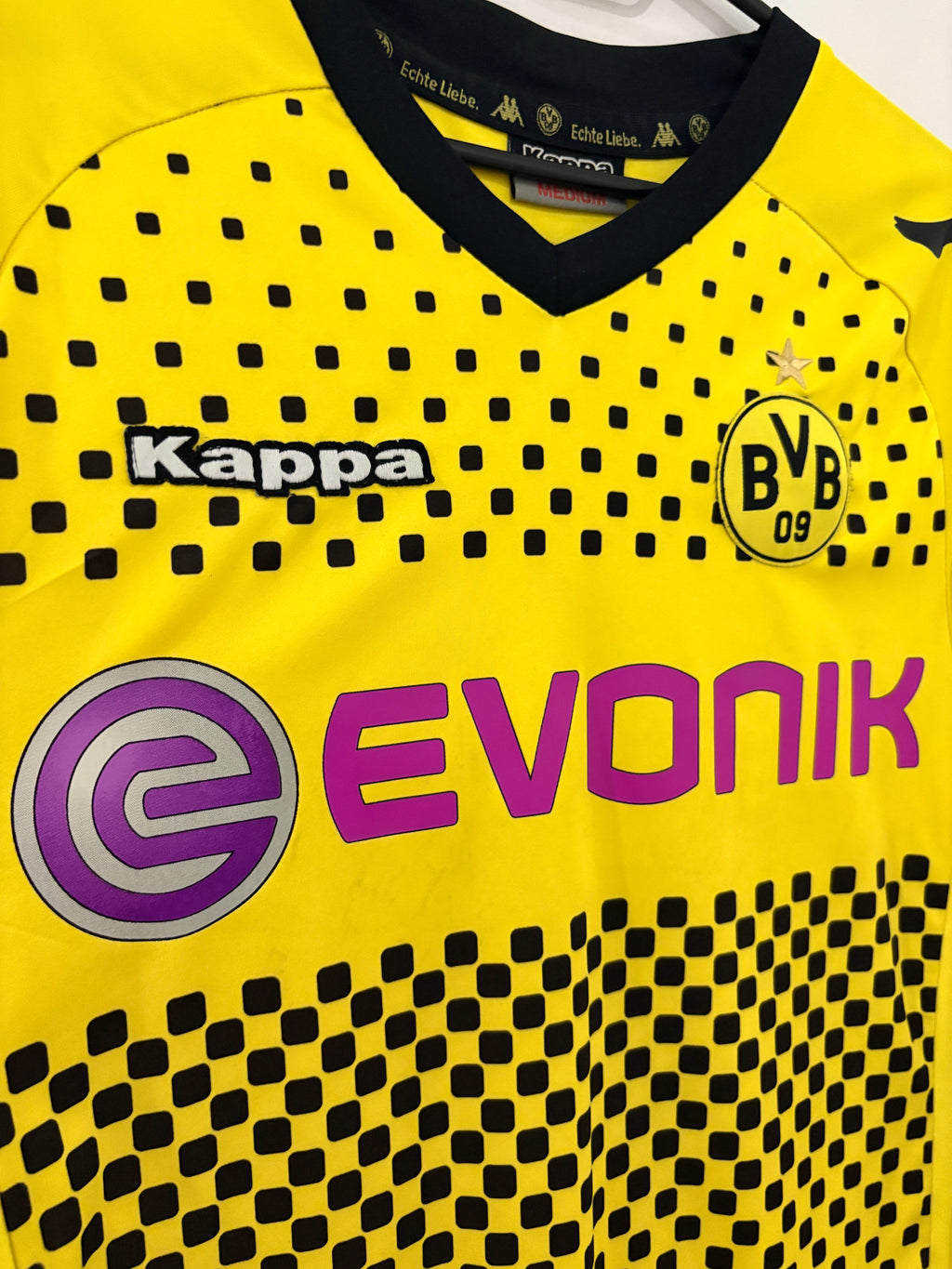 Borussia Dortmund/BVB Heim Langarm Trikot 2011/2012 M #7 Moritz Leitner