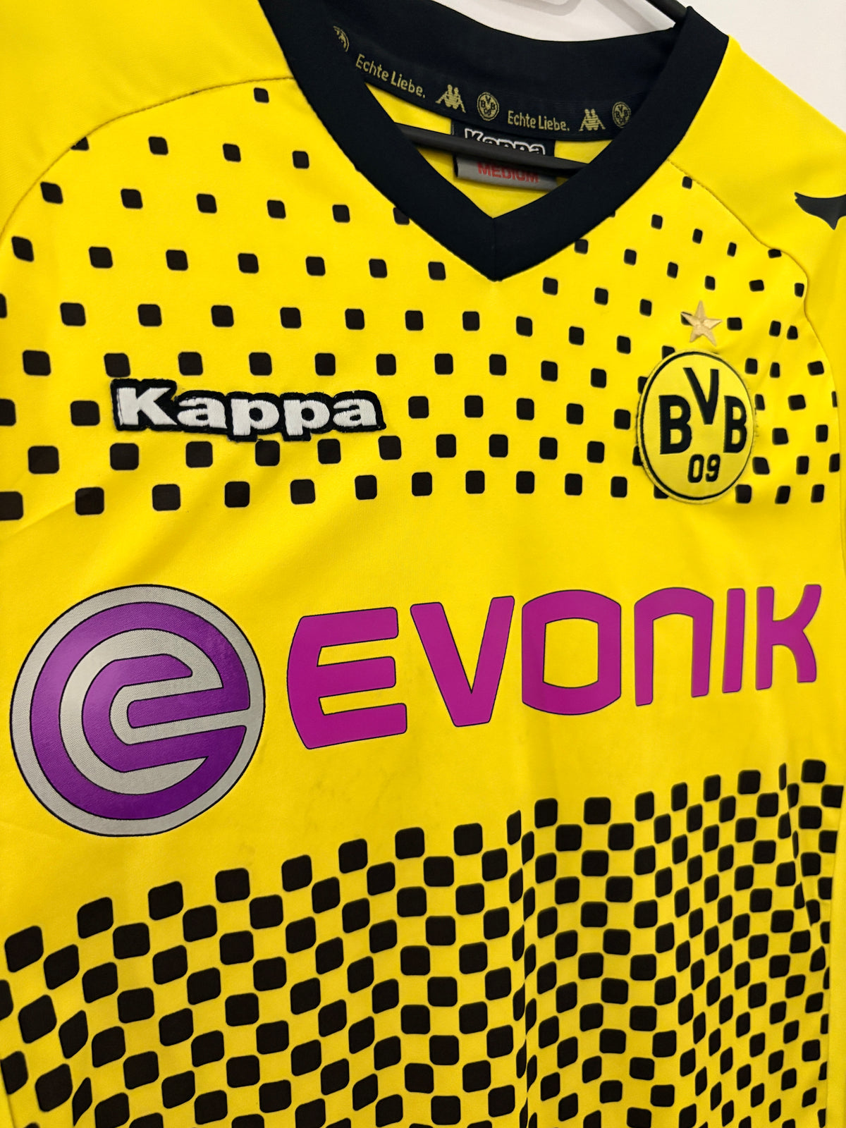 Borussia Dortmund/BVB Heim Langarm Trikot 2011/2012 M #7 Moritz Leitner