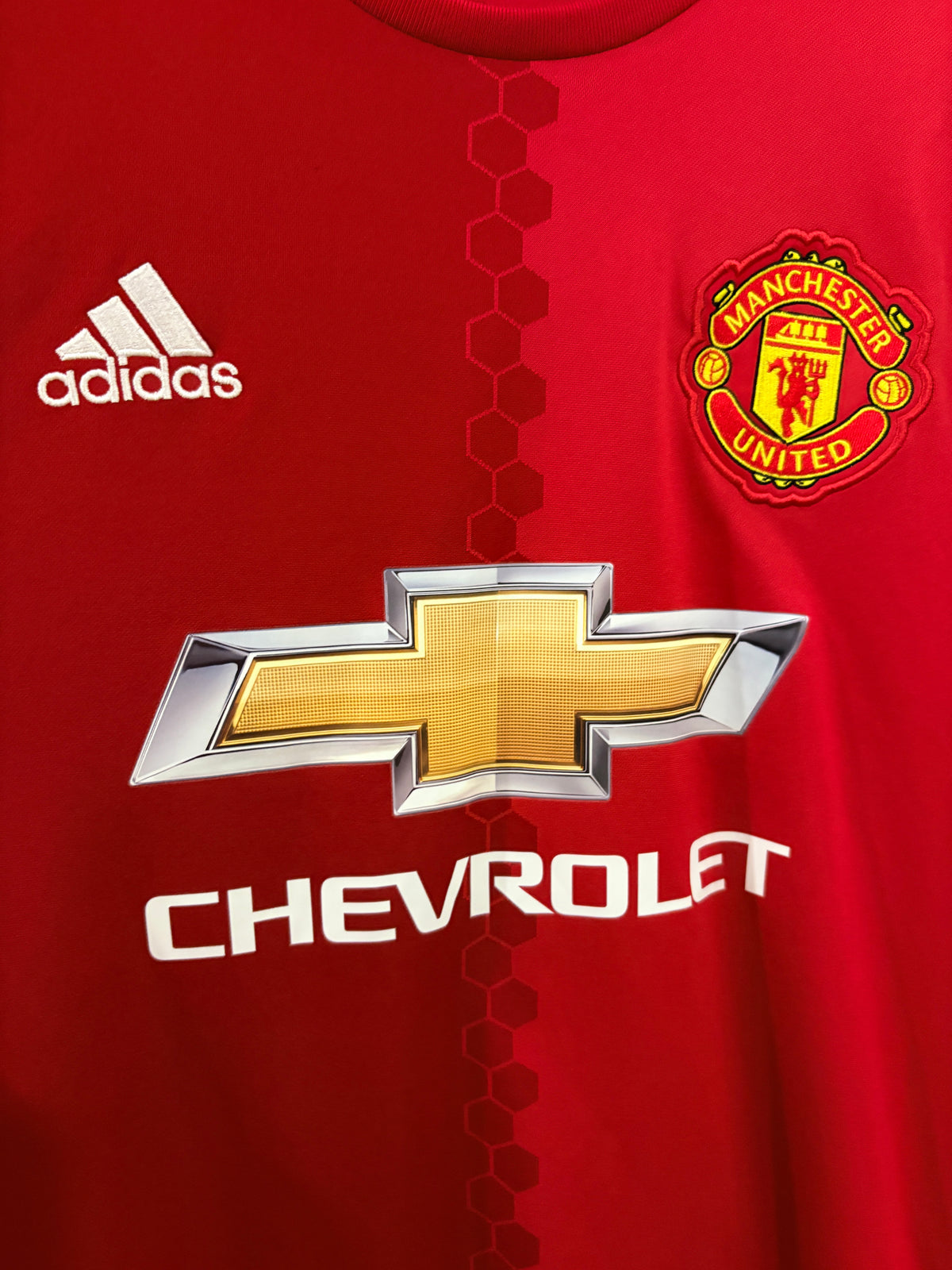 Manchester United/ManU Heim Langarm Trikot 2016/2017 M #7 David Beckham