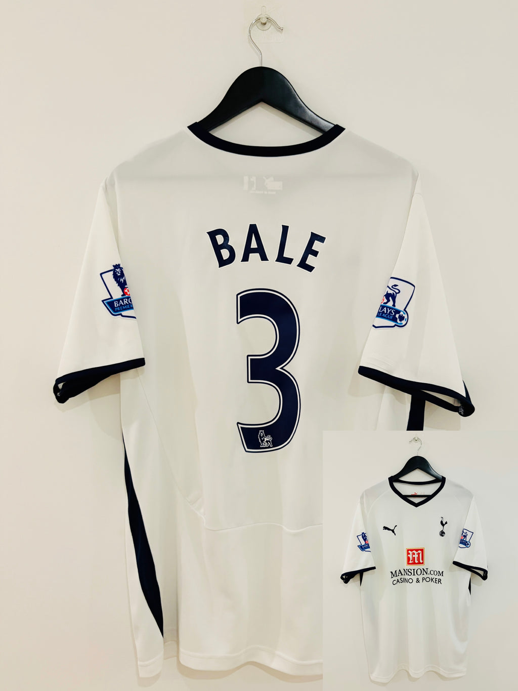 Tottenham Hotspur Heim Trikot 2008/2009 XXL #3 Gareth Bale