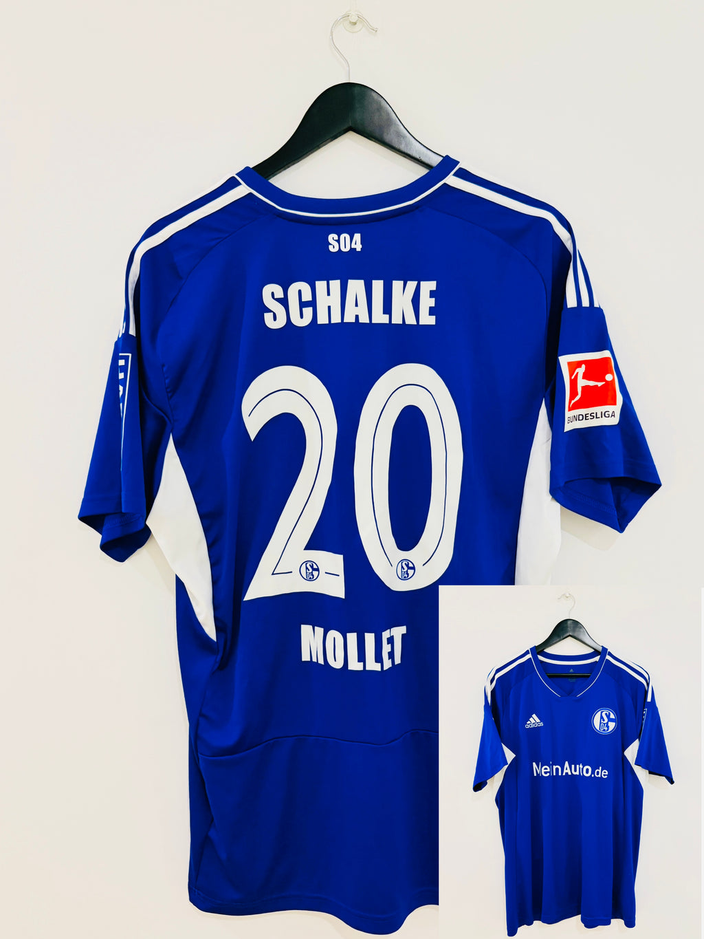 FC Schalke 04/S04 Heim Trikot 2022/2023 XL #20 Florent Mollet