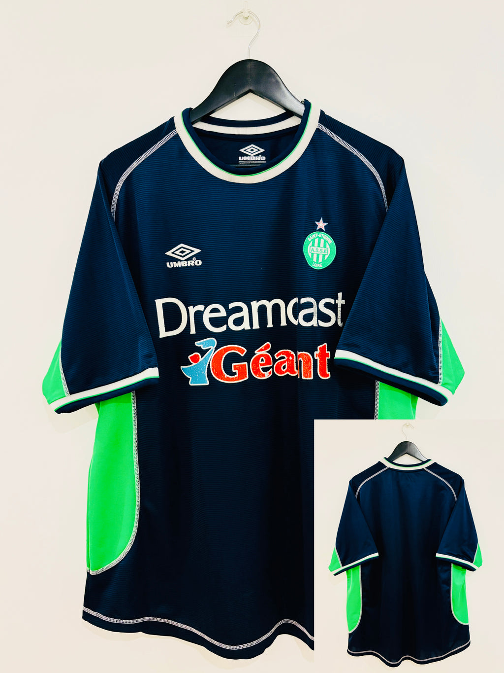 AS Saint-Etienne Auswärts Trikot 2000/2001 XXL