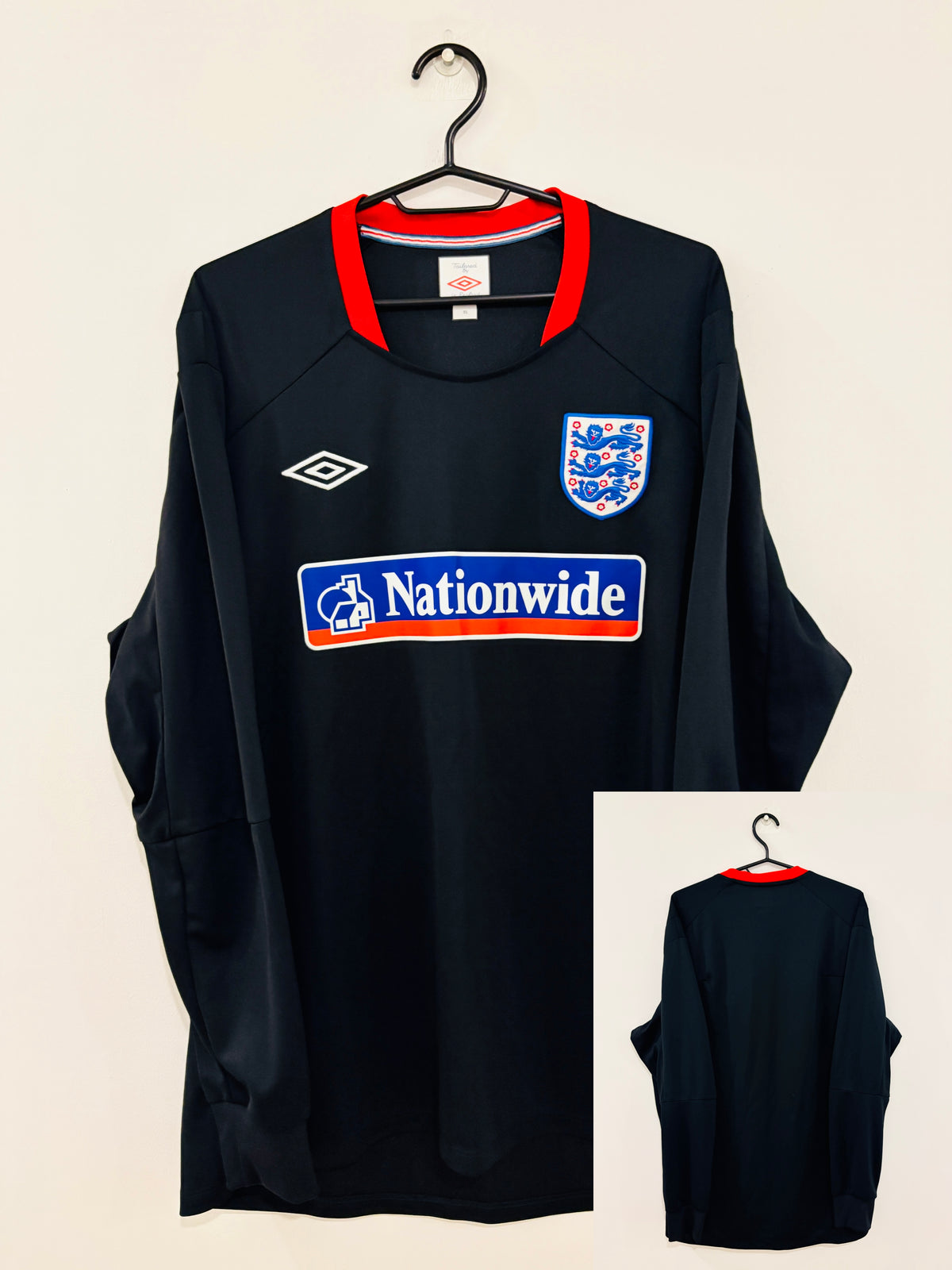 England Training Trikot/Pullover/Langarm 2010/2011 XL