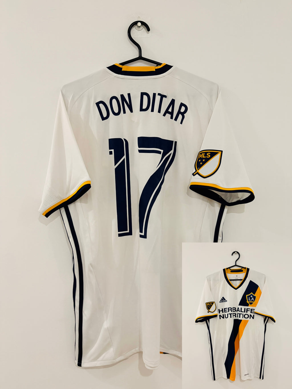 LA Galaxy Heim Trikot 2016 M #17 Don Ditar