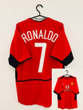 Manchester United/ManU Heim Trikot 2002-2004 M #7 Cristiano Ronaldo