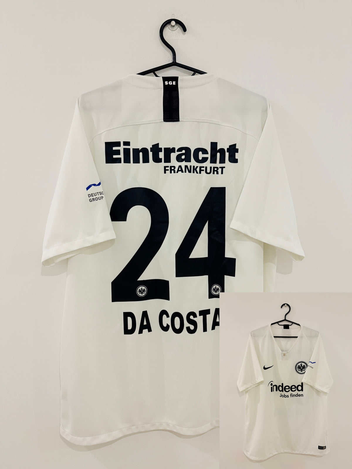 Eintracht Frankfurt Auswärts Trikot 2018/2019 XL #24 Danny Da Costa