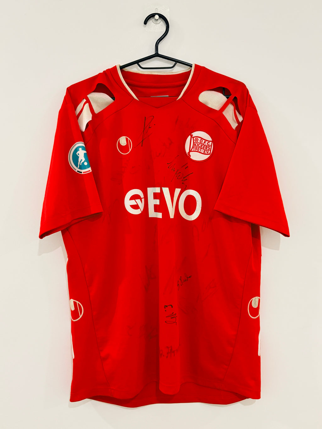 Offenbacher Kickers Heim Trikot 2008/2009 L #17 Stefan Zinnow + Autogramme