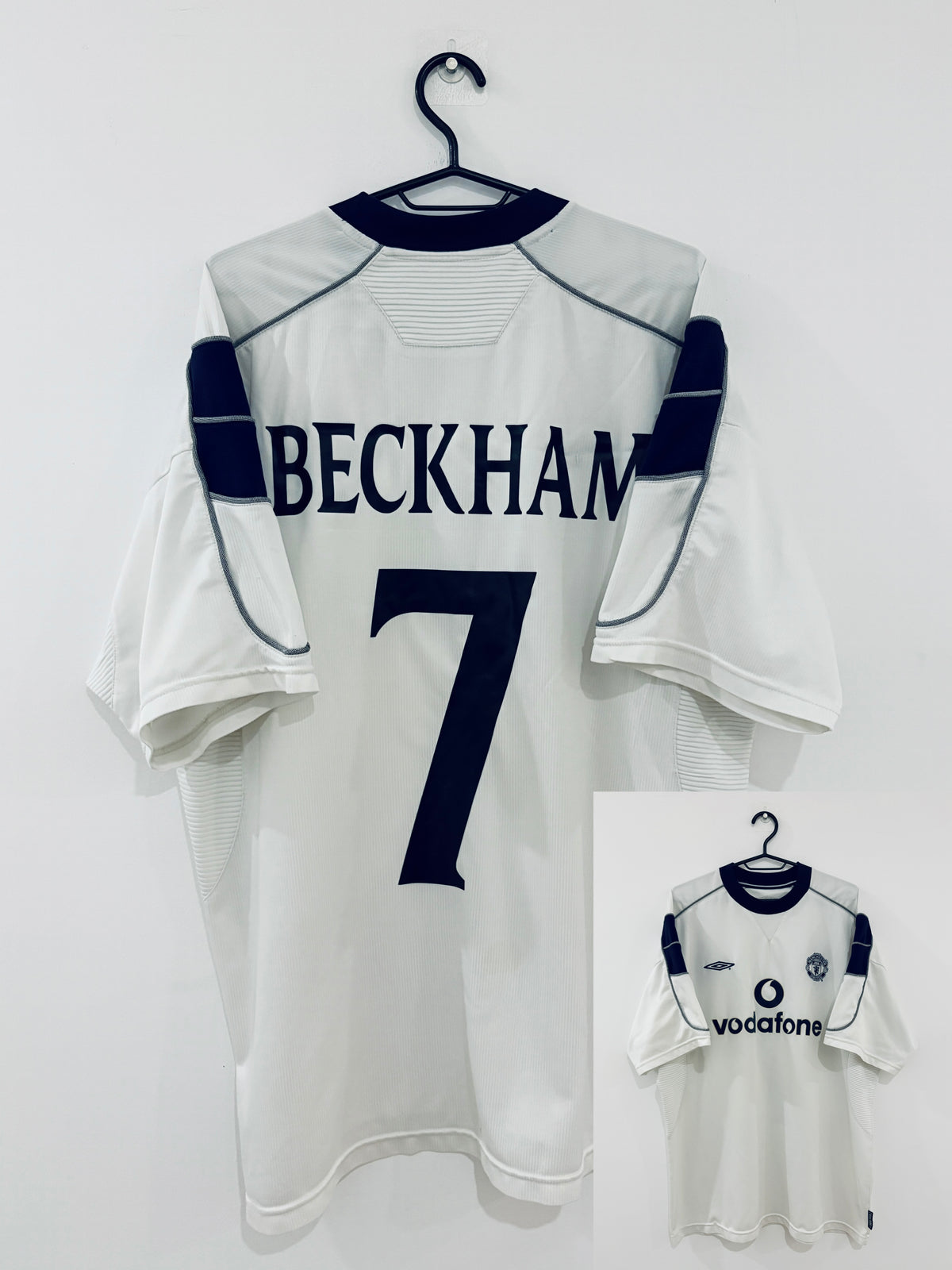 Manchester United/ManU Auswärts Trikot 2000/2001 XL #7 David Beckham