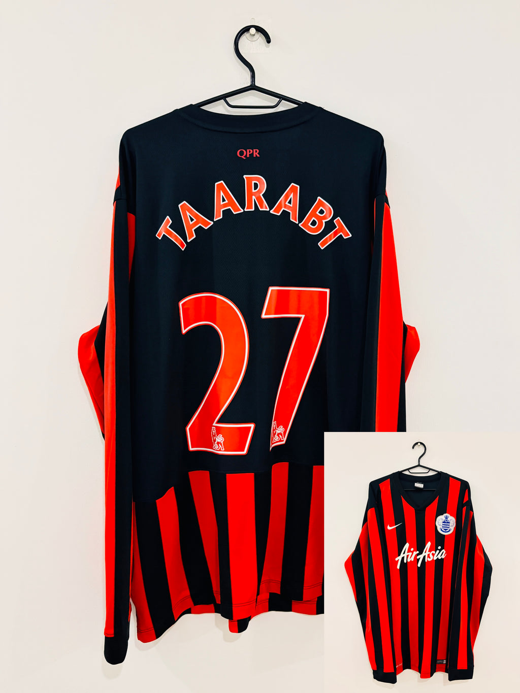 Queens Park Rangers/QPR Auswärts Langarm Trikot 2014/2015 XXL #27 Adel Taarabt