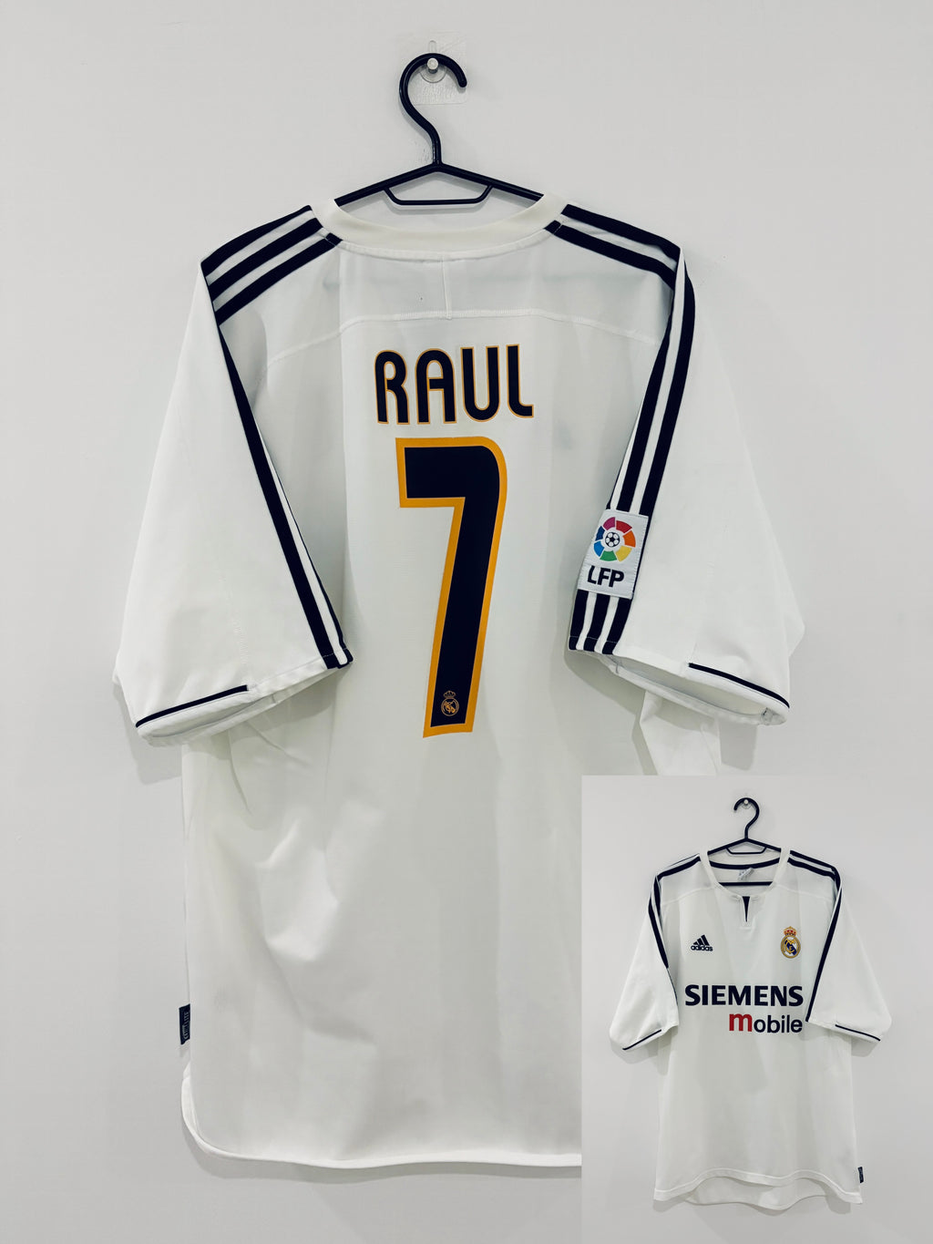 Real Madrid Heim Trikot 2003/2004 XL #7 Raul
