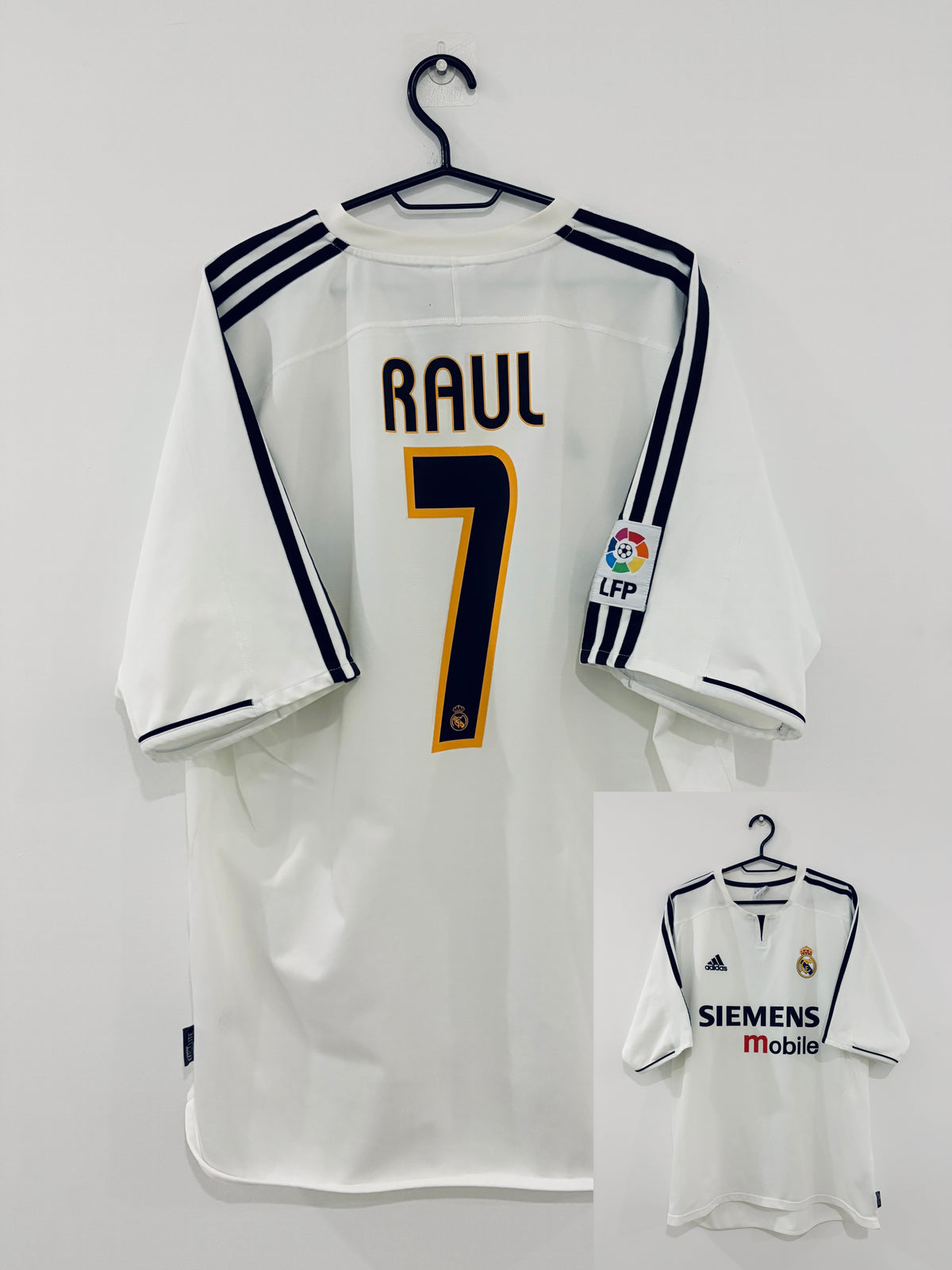 Real Madrid Heim Trikot 2003/2004 XL #7 Raul