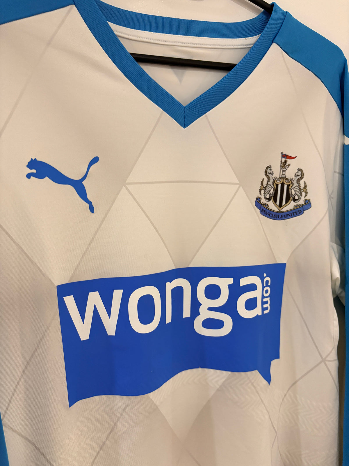 Newcastle United Auswärts Langarm Trikot 2015/2016 L #9 Papiss Cissé