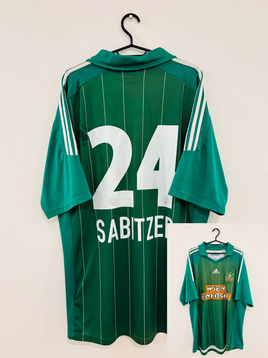 Rapid Wien Heim Trikot 2011-2013 XXL #24 Marcel Sabitzer