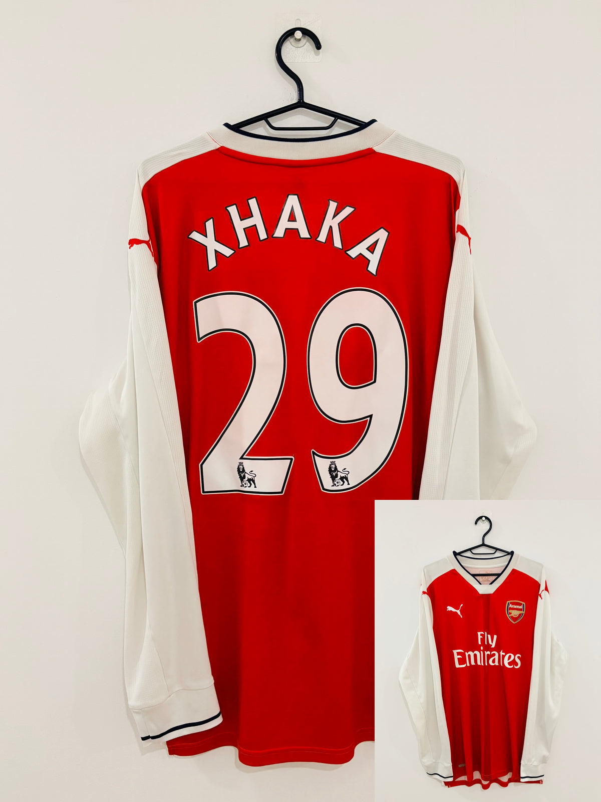 FC Arsenal Heim Langarm Trikot 2016/2017 L #29 Granit Xhaka