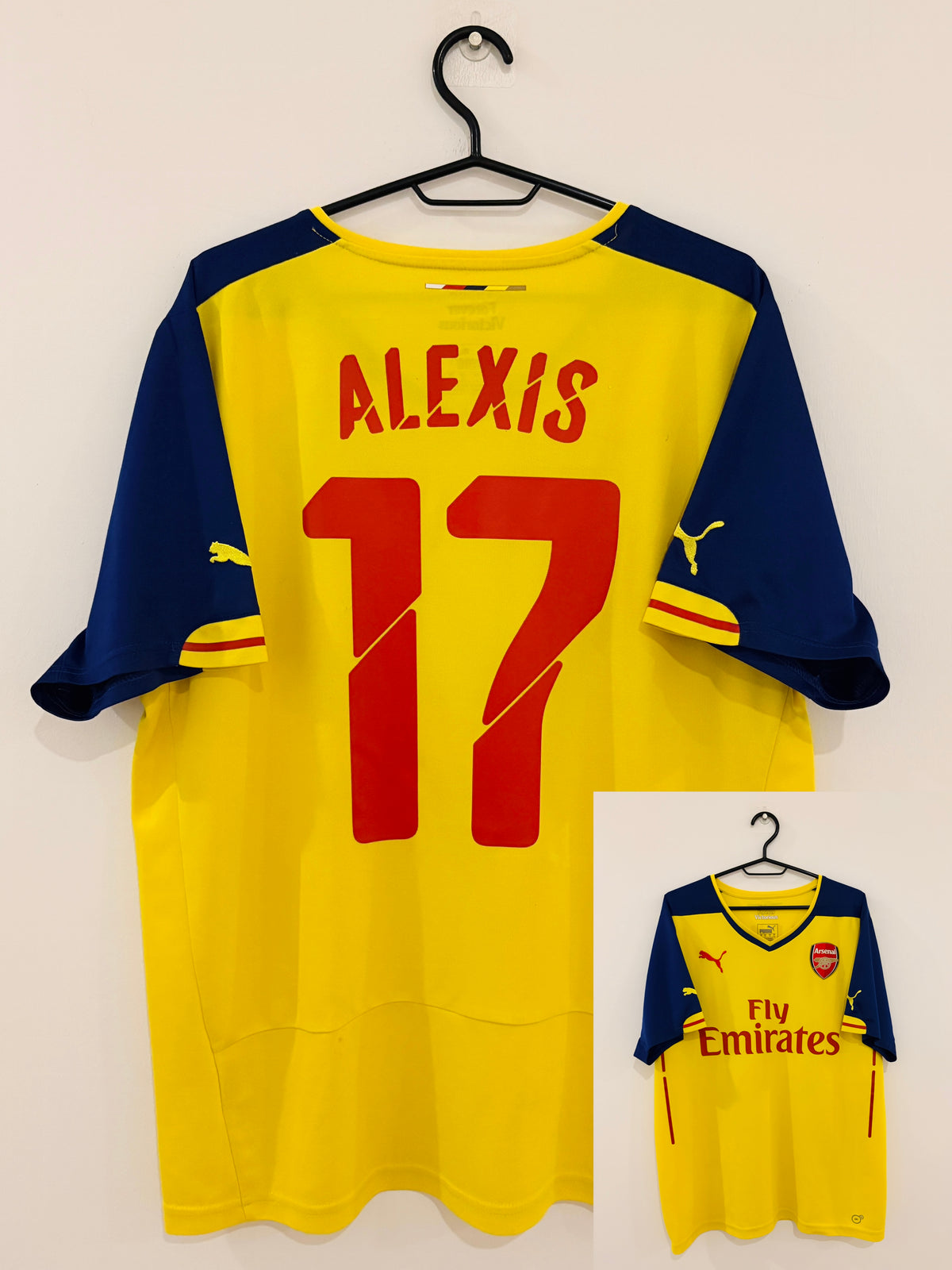 FC Arsenal Auswärts Trikot 2014/2015 L Alexis Sanchez