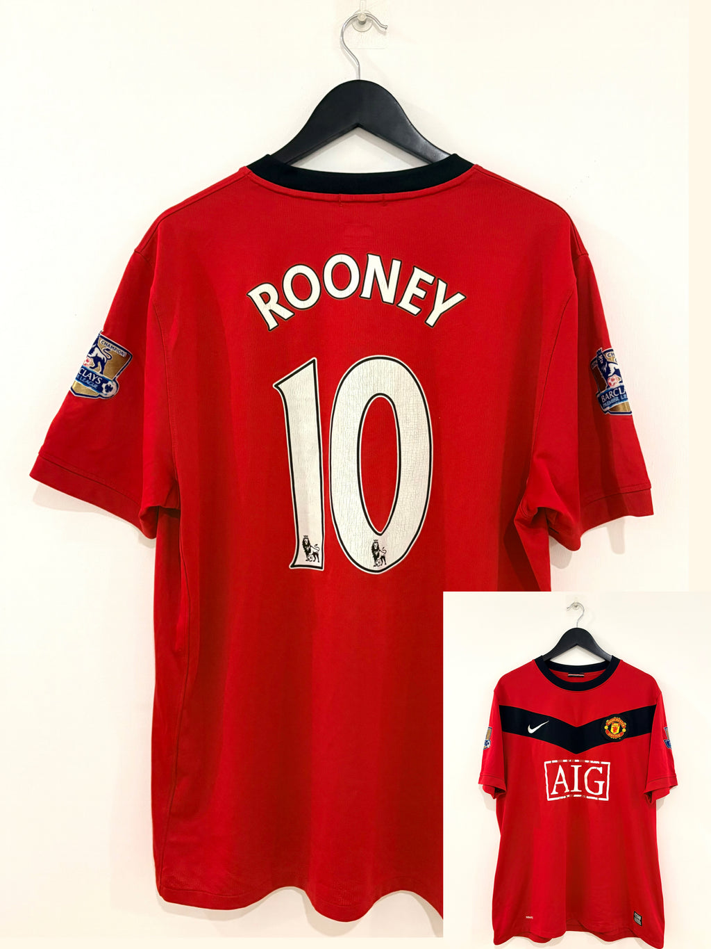 Manchester United/Manu Heim Trikot 2009/2010 XL #10 Wayne Rooney