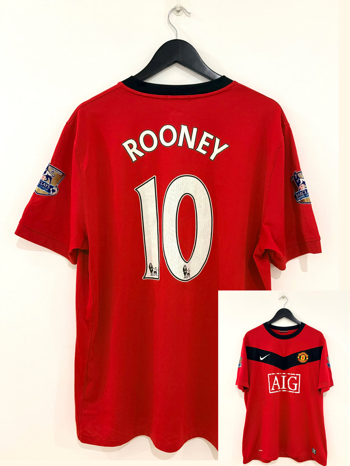 Manchester United/Manu Heim Trikot 2009/2010 XL #10 Wayne Rooney