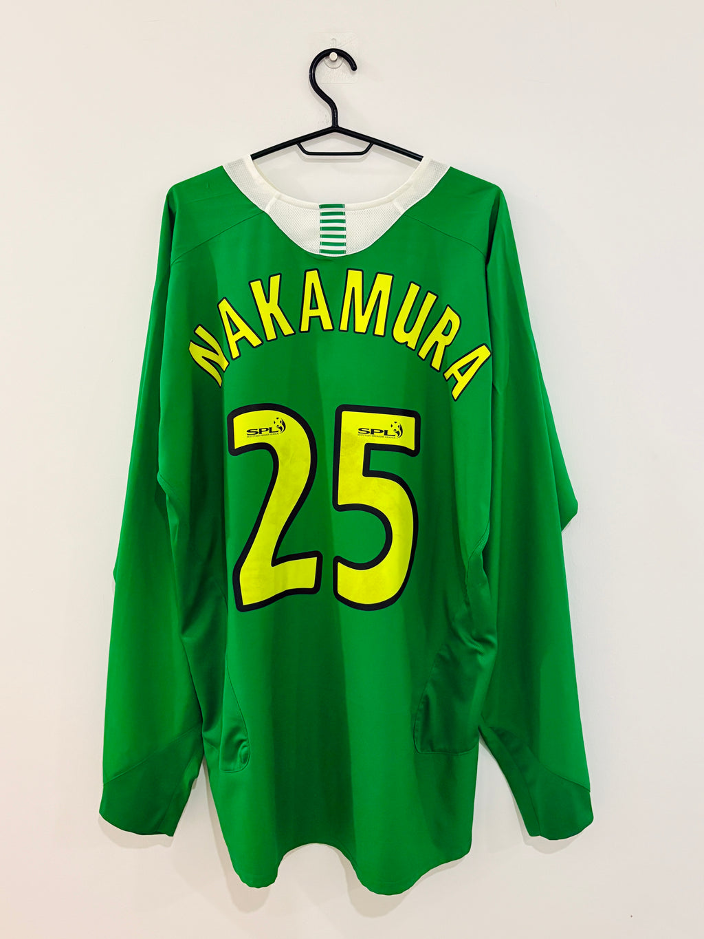 Celtic Glasgow Auswärts Langarm Trikot 2005/2006 XXL #25 Shunsuke Nakamura