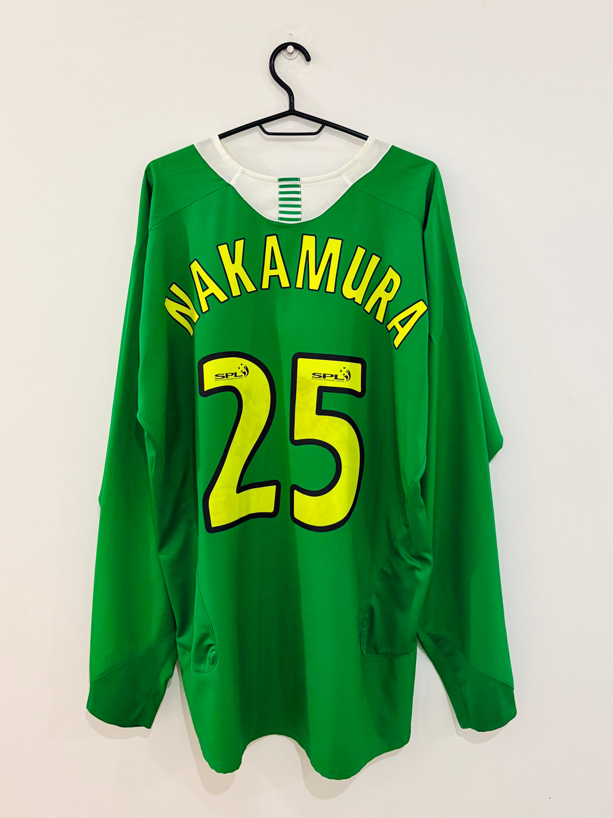 Celtic Glasgow Auswärts Langarm Trikot 2005/2006 XXL #25 Shunsuke Nakamura