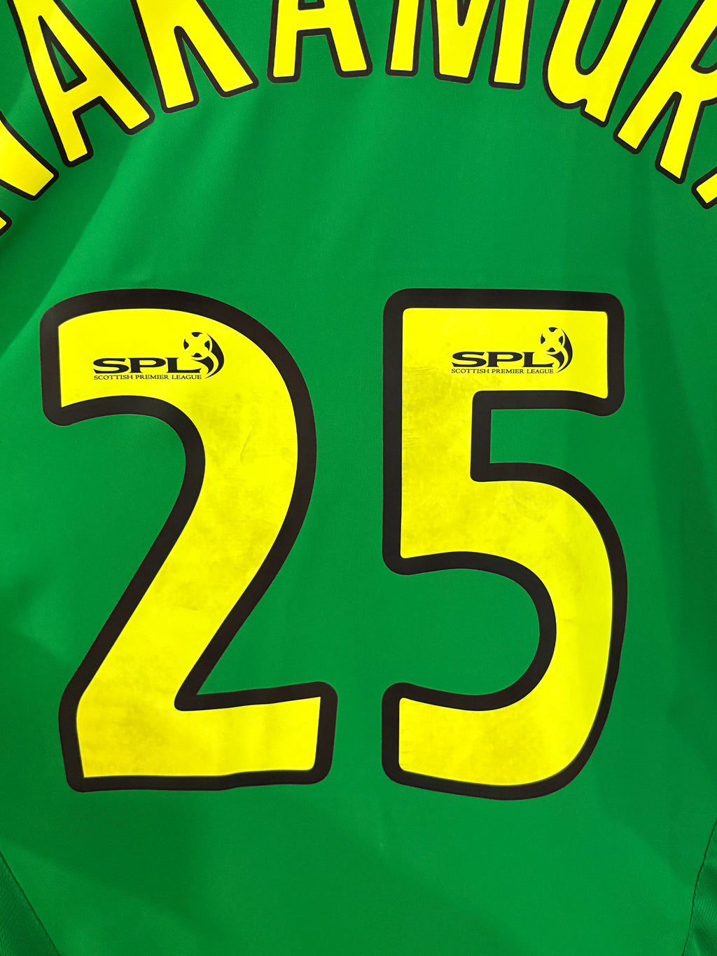 Celtic Glasgow Auswärts Langarm Trikot 2005/2006 XXL #25 Shunsuke Nakamura