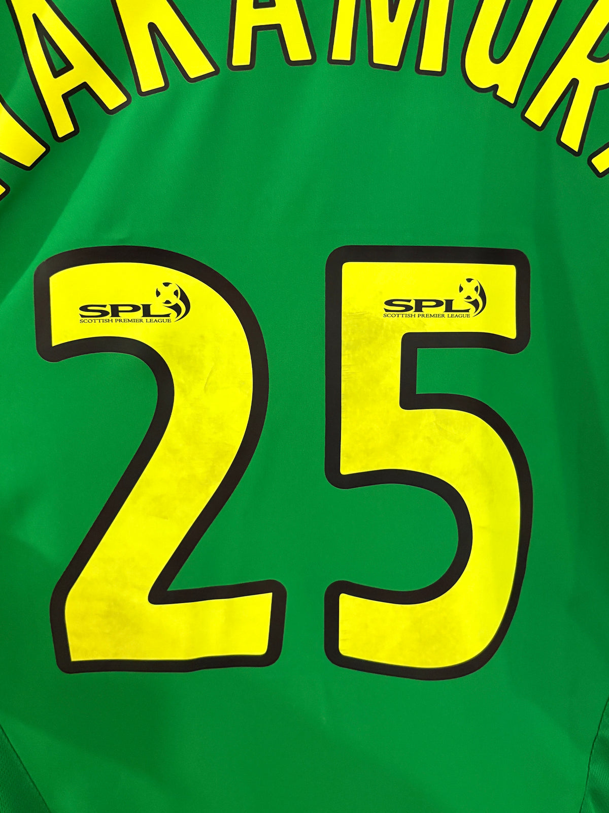 Celtic Glasgow Auswärts Langarm Trikot 2005/2006 XXL #25 Shunsuke Nakamura