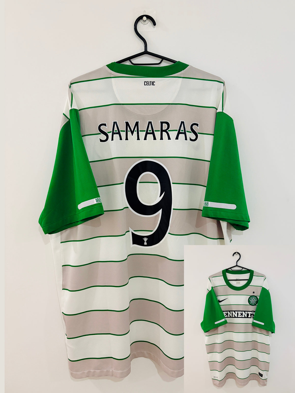 Celtic Glasgow Auswärts Trikot 2011/2012 XXL #9 Georgios Samaras