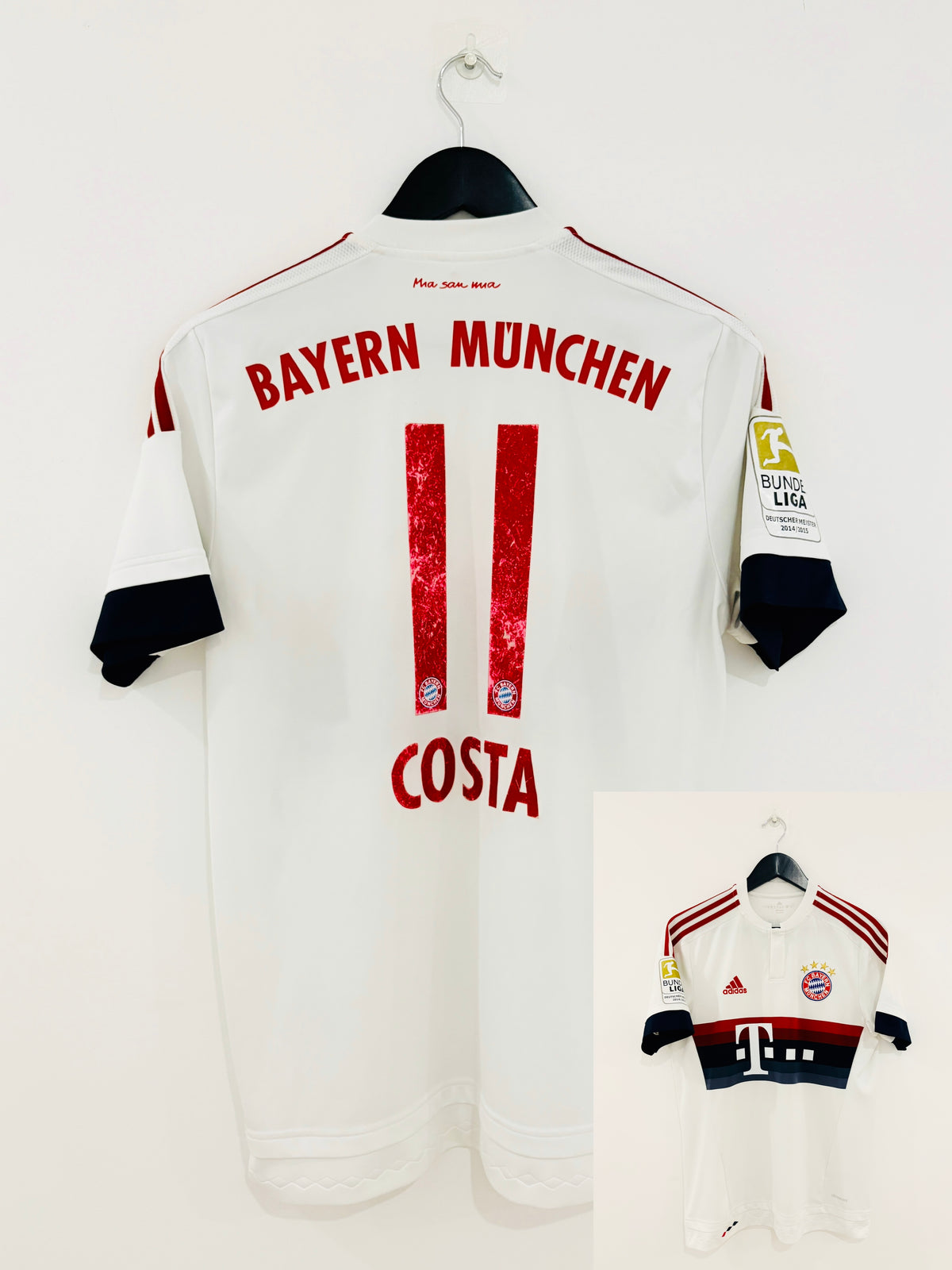 FC Bayern München Auswärts Trikot 2015/2016 M #11 Douglas Costa